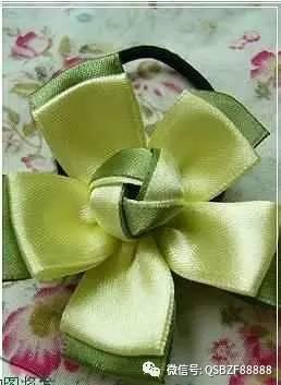 丝带花 包装丝带花教程图解