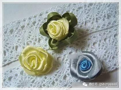 丝带花 包装丝带花教程图解