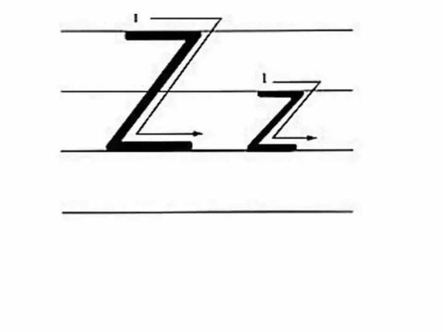 26个字母书写规范让孩子们常练习，26个字母书写规范