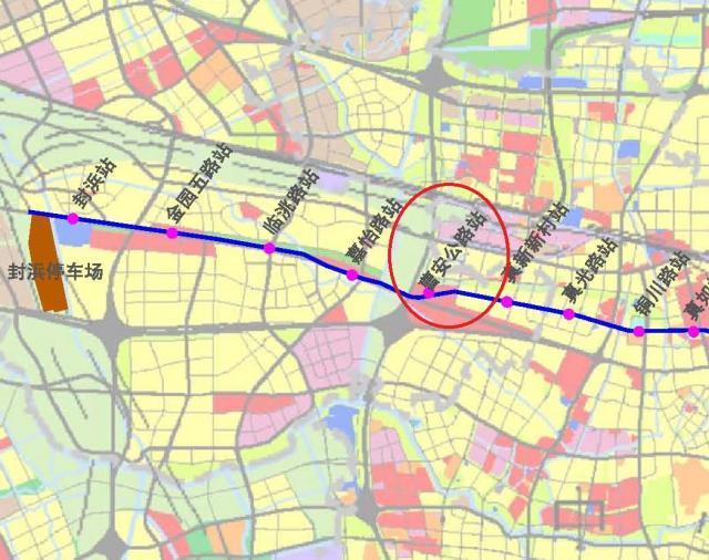 上海地铁规划线路图上海地铁14号线的嘉定区曹安公路上海14号线全部