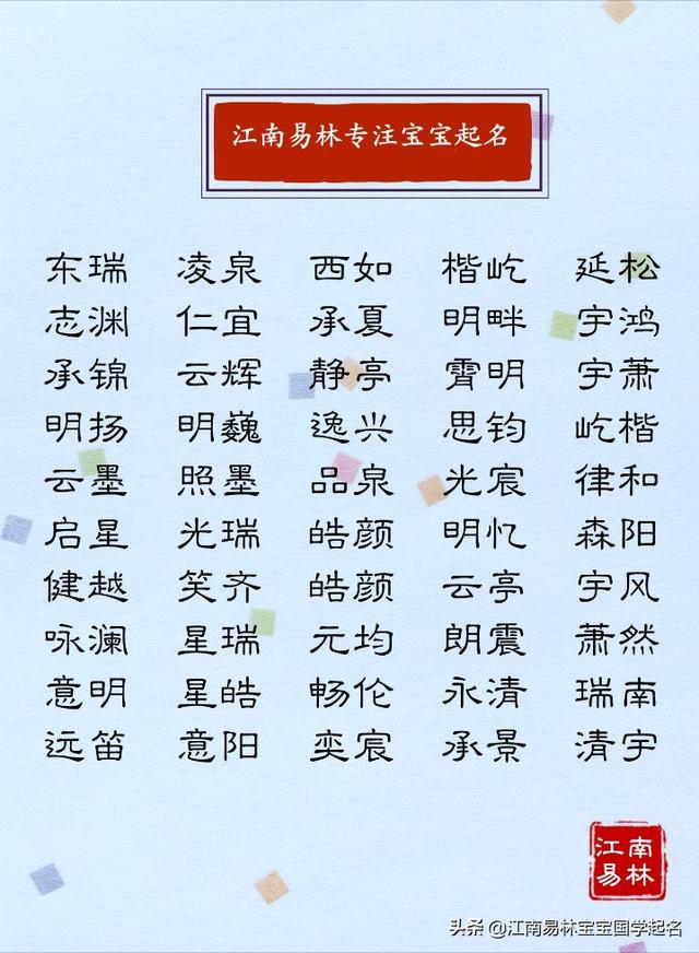 免费取名字大全男孩生辰八字起名(余名字大全男孩免费)插图5