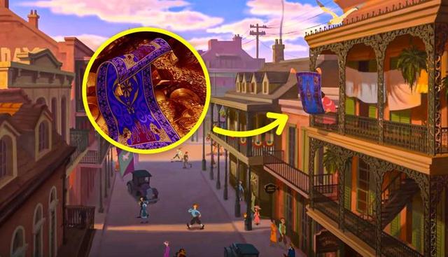 aladdin carpet in princess and the frog