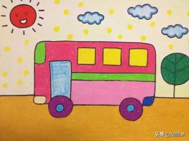 1一3岁宝宝学画画,大一班的小朋友学画画
