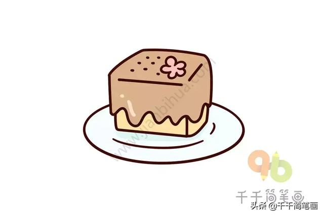 蛋糕简笔画图片,各种礼物简笔画图片