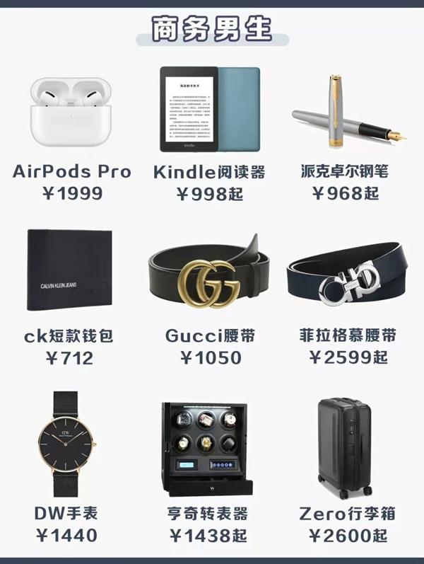 送给老婆情人节礼物送男友老公的礼物清单，男生100%会喜欢