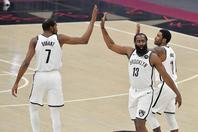 篮网三巨头合砍104分 追平NBA季后赛三人组的单场总得分纪录 全球新闻风头榜 第1张