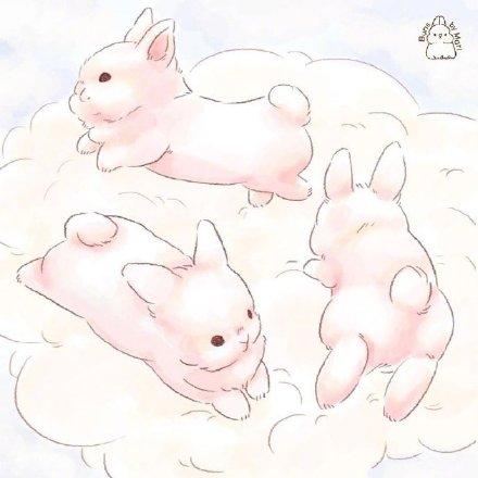 可爱小兔子图片简单画 儿童画画图片大全兔子