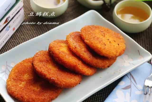 南瓜餅要軟糯酥脆，別省了這一步！口感和賣相都差很多 熱愛美食 第2张