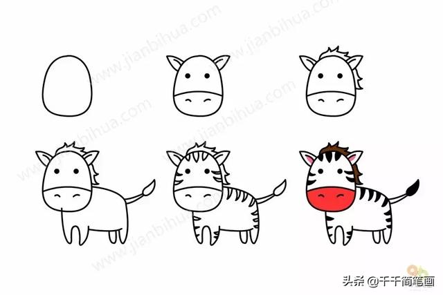 三岁儿童最简单的画 1一3岁简笔画图片大全
