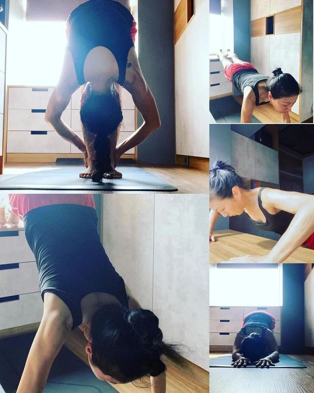 55歲方文琳年過半百依舊努力健身，收獲曼妙身材，自律的女人真美 街拍正妹 第5张