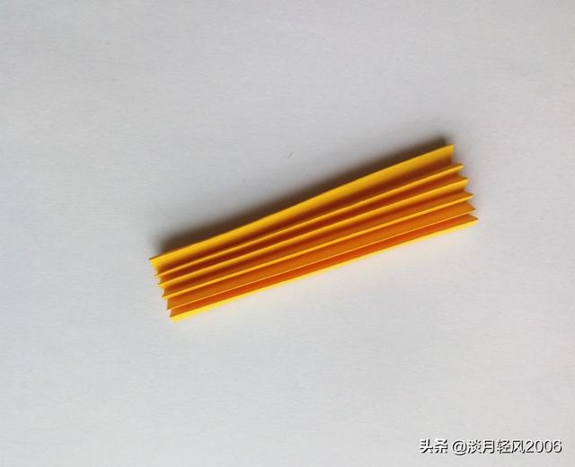 雨伞折纸 长条折蝴蝶结