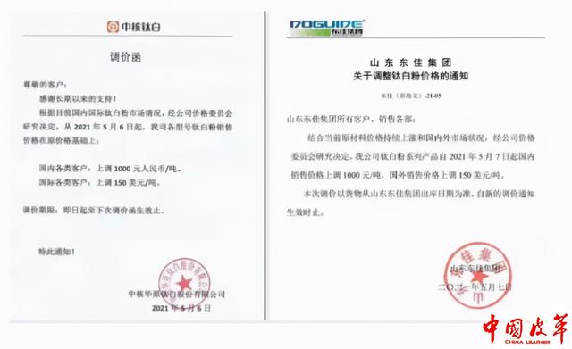 疯涨涂料树脂钛白粉几百家企业集体涨价