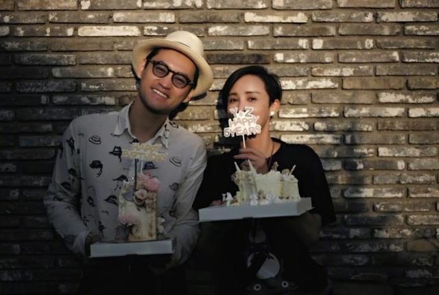 袁弘曬照慶結婚5周年，張歆藝剪短發後超帥，夫妻同框似「兄弟」 娛樂八卦吃瓜 第2张