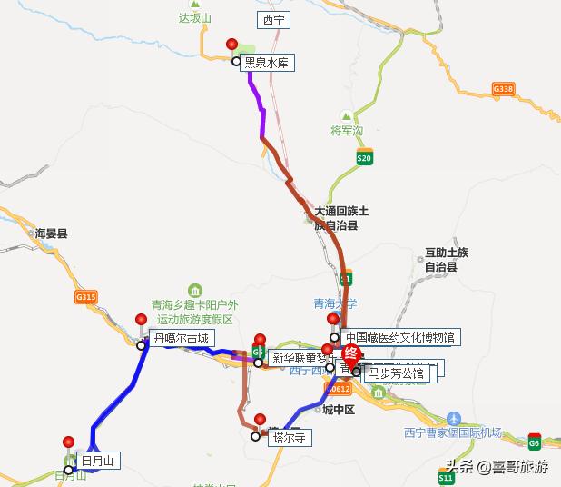 青海西宁的景点有哪些（青海西宁自驾游攻略更佳路线）
