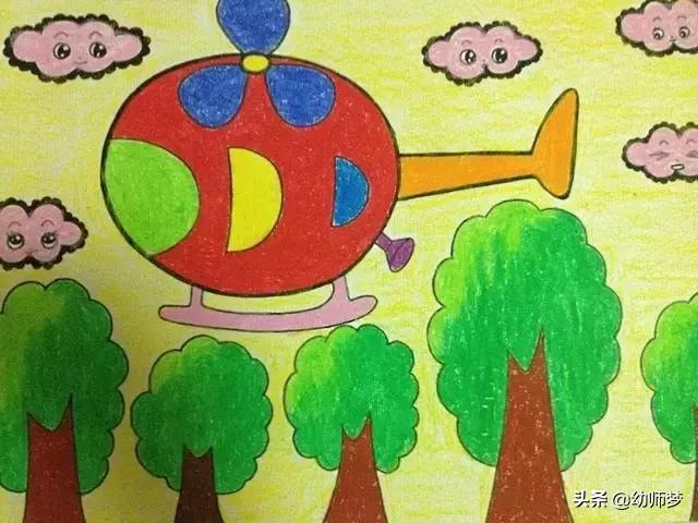 1一3岁宝宝学画画,大一班的小朋友学画画