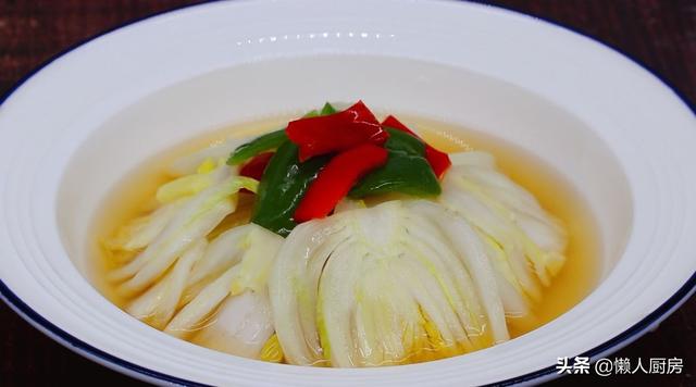 娃娃菜不用炒，用涼白開泡一泡，很爽口，沒有油膩感 熱愛美食 第19张