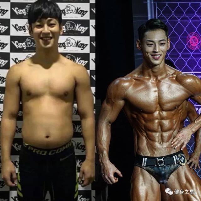 韓國小哥擁有鮮肉臉金剛身，還有嘎嘣脆的6塊腹肌，真令人羨慕 健身減肥達人 第4张