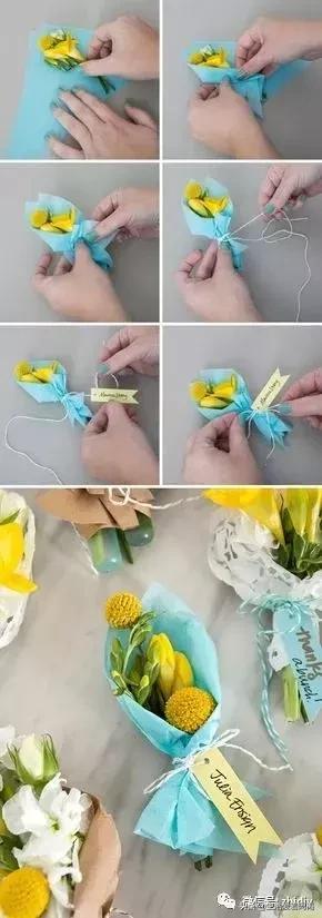 花束包装方法教程,花束怎么包装