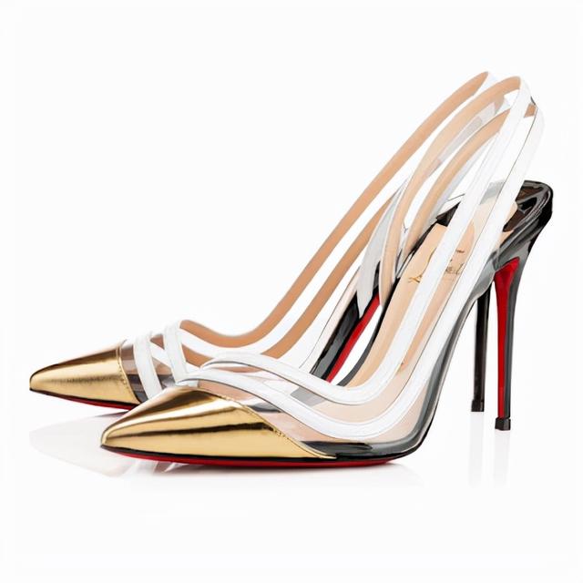 christianlouboutinparalili100mm金色版高跟鞋