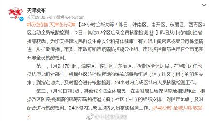 天津48小时全城大筛 全球新闻风头榜 第1张