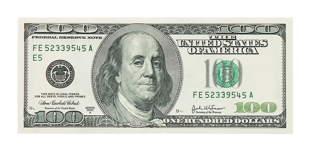 1美元图片印的是美国国父华盛顿