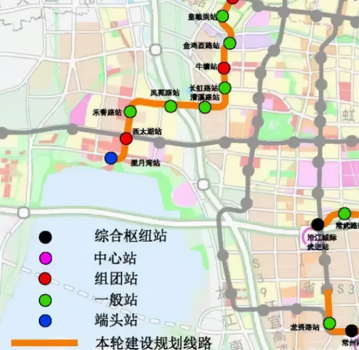 西太湖板块4条轨交齐上线,分别为地铁5,3,7号线(规划中),地铁1号线