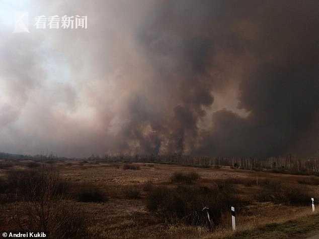 切尔诺贝利核电站丛林大火已烧8天 逼近曾爆炸的核反应堆引发担忧