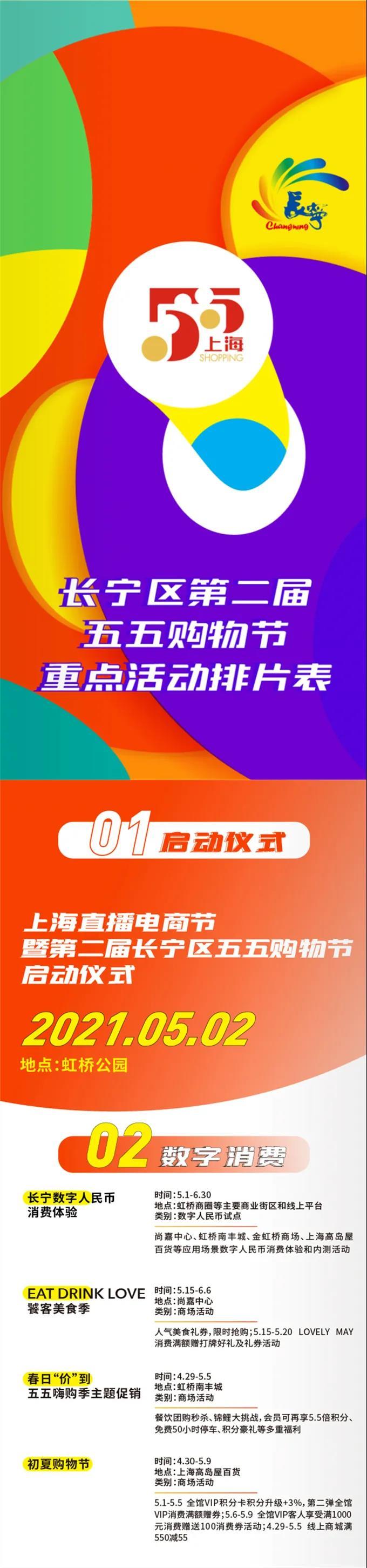 丰城抖音企业号代运营(丰富多惠！“五五购物节”长宁精彩活动抢先看→)  第8张