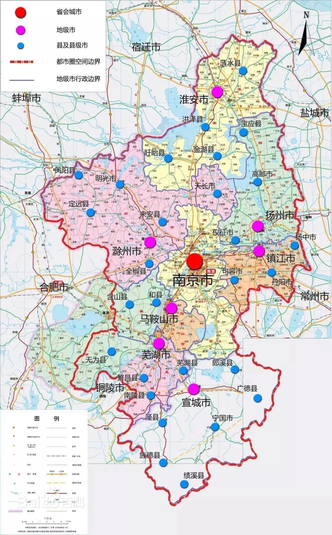 众所周知,南京都市圈的方向不仅仅是江苏省,更是安徽省.