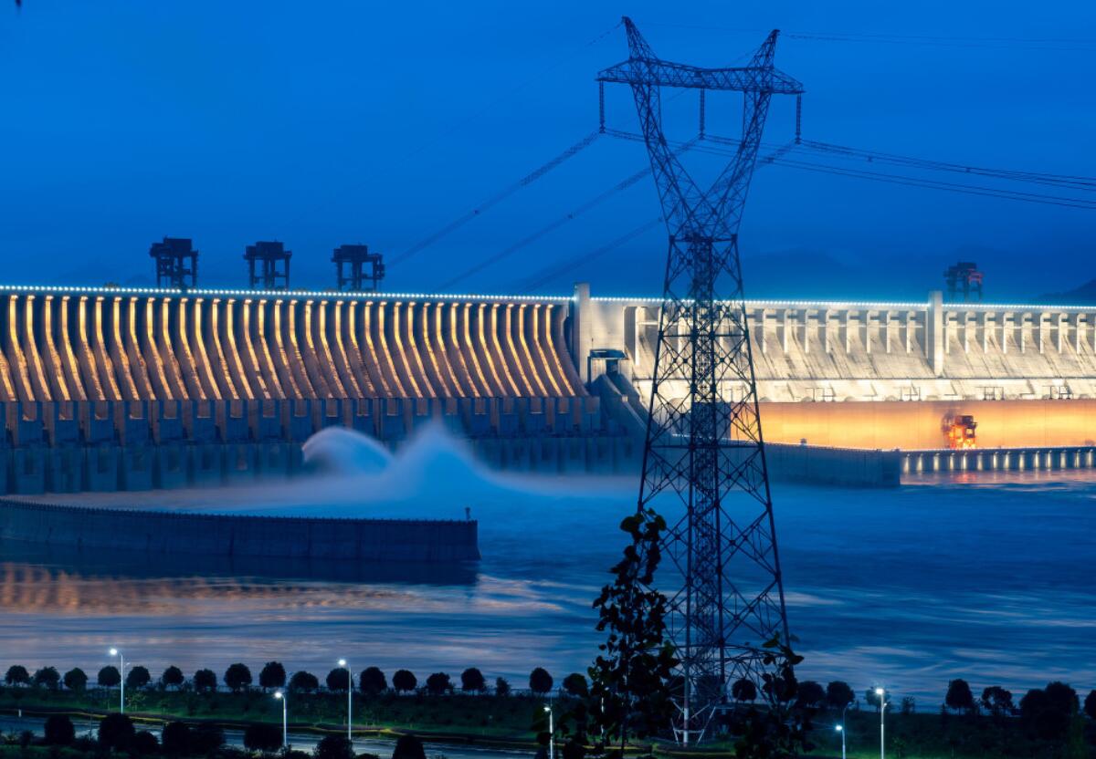 三峡发电量三峡发电量占全国比例