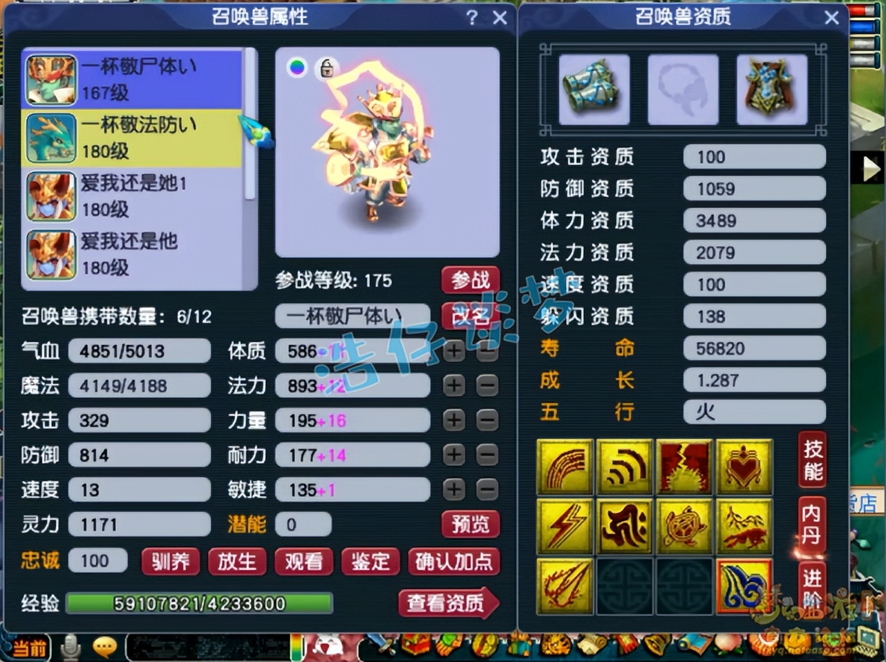 梦幻西游：15+9超强175咒师普陀，为了超龟速，宠等级都不升满