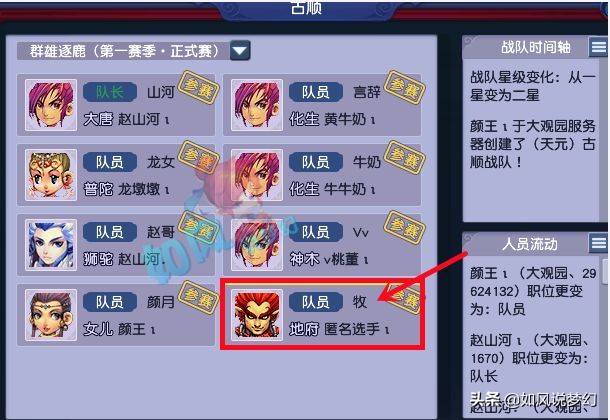 梦幻西游：爆总化生离开“天湾竞技战队”，指挥人间加盟大观园