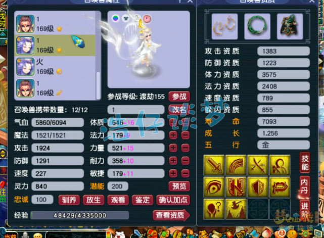 梦幻西游：159全服第四地府，愤怒6特技+6封印，这算不算天花板级