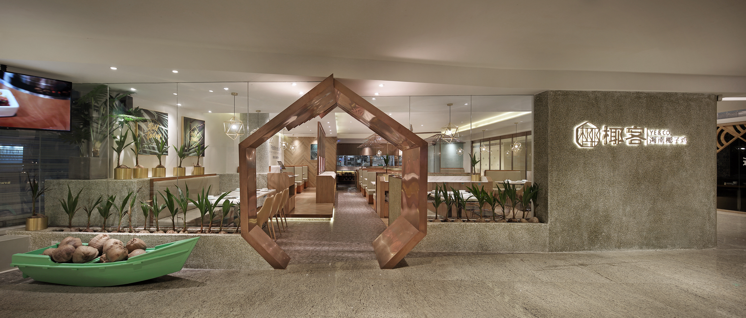 这家椰子鸡必吃榜，餐厅设计这么高级的吗？
