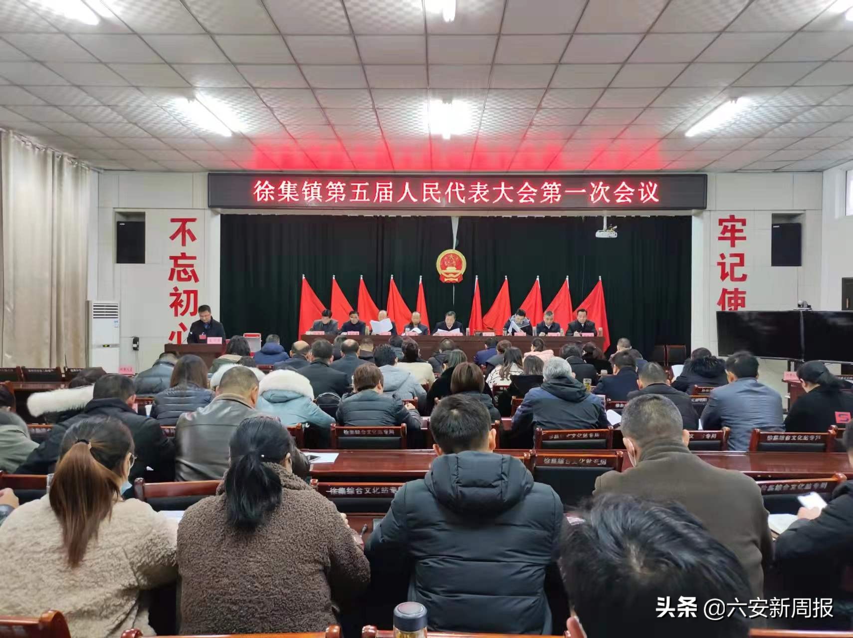 徐集镇第五届人民代表大会第一次会议胜利召开