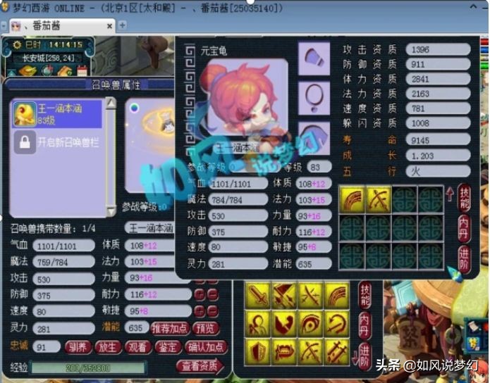 梦幻西游：王谢合出全服第1的13技能雷龙，秒上神马和力劈兽决