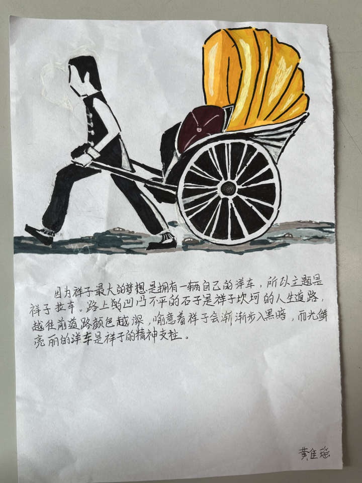 怎么画骆驼祥子简笔画骆驼祥子插图简笔画欣赏