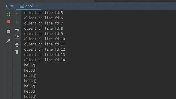 linux下 C++ 使用 epoll 多路复用 实现高性能的tcpserver
