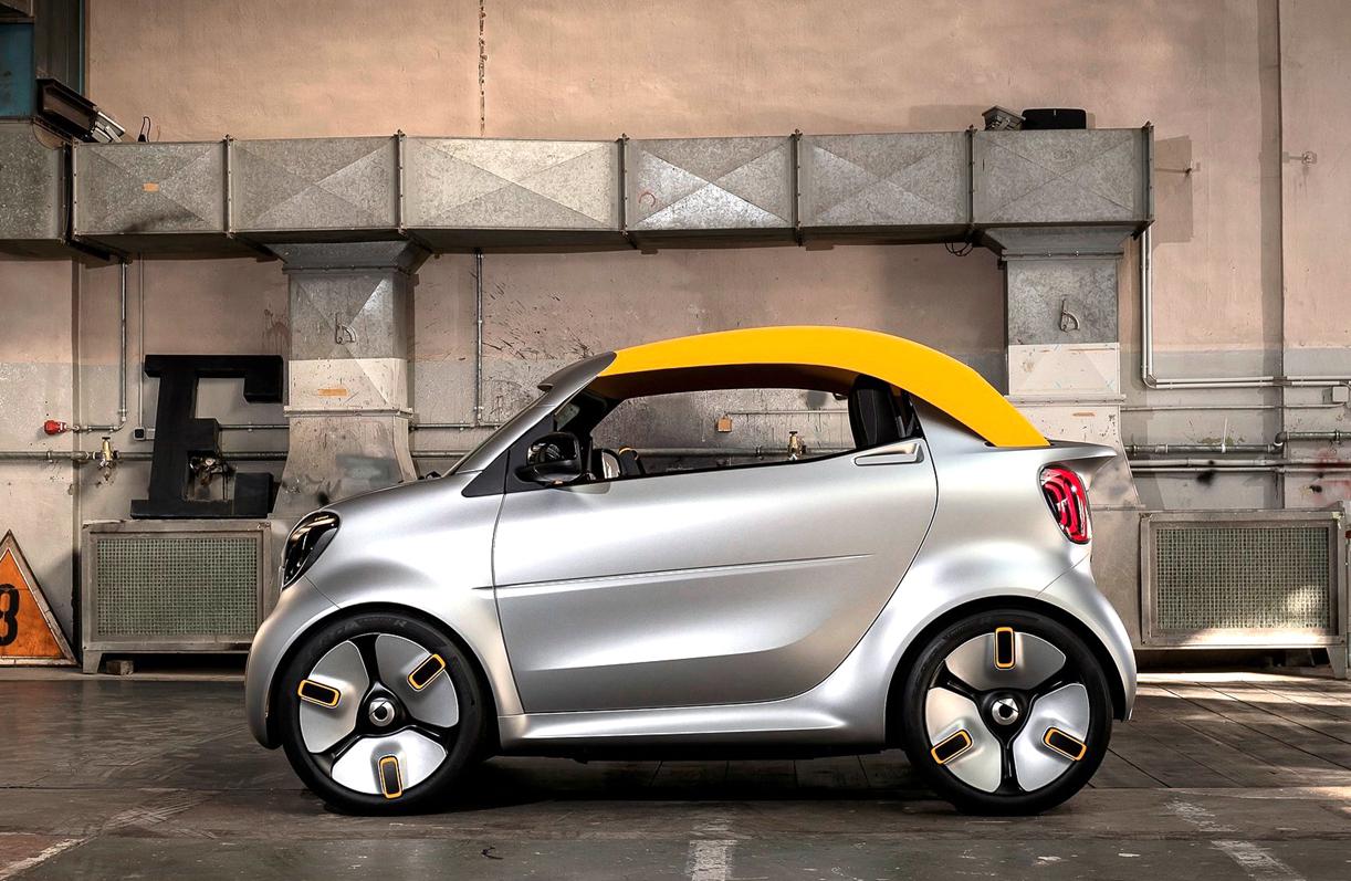 史上最小敞篷车?smart新概念车forease 官图发布日