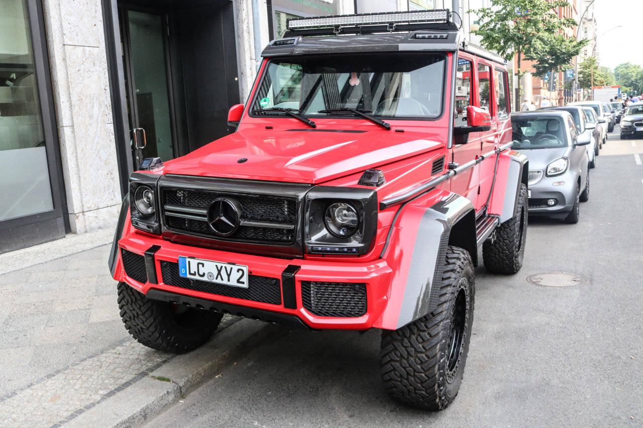 奔驰吉五百,激情红,情怀奔驰g500__懂车帝