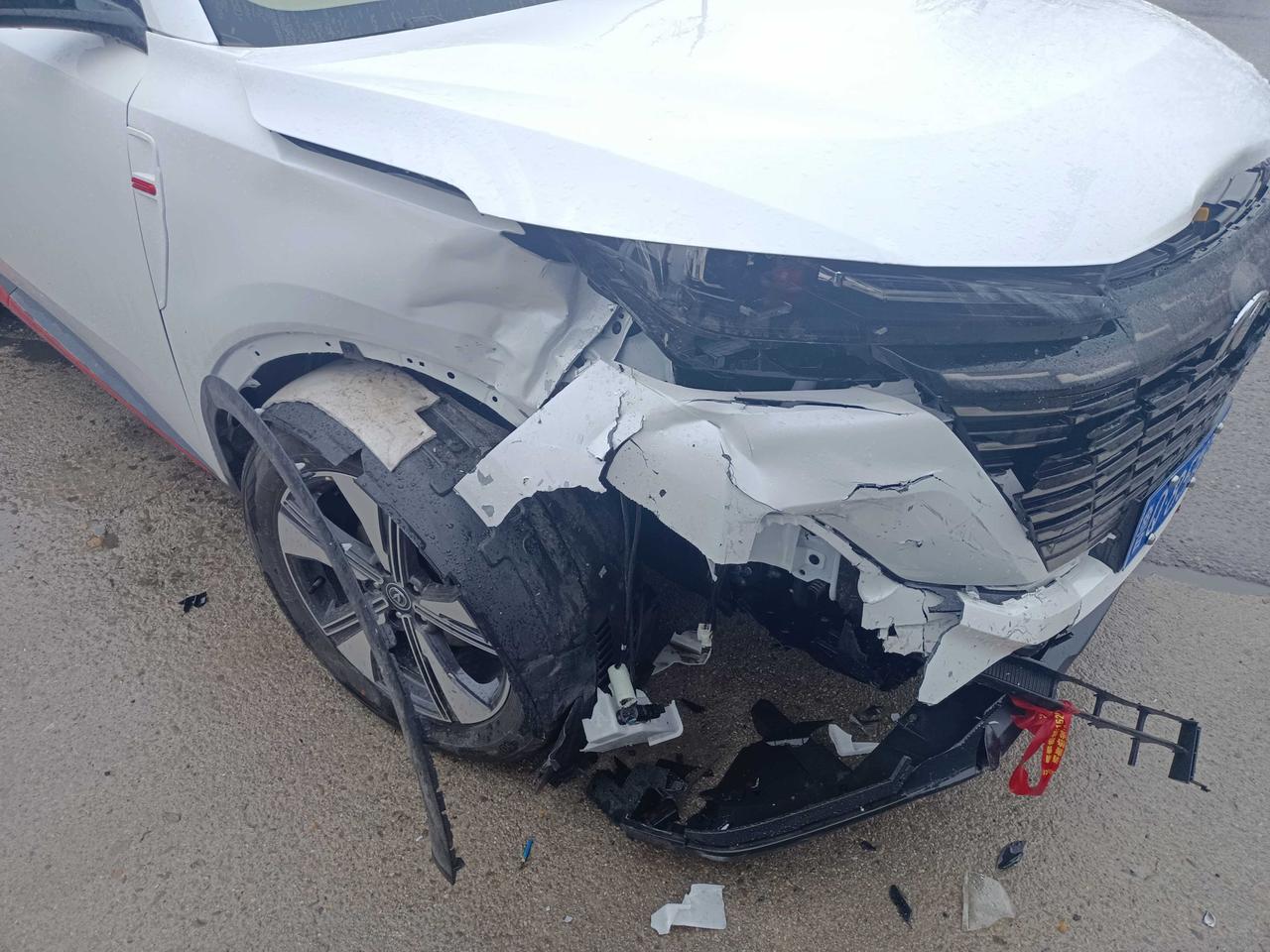 左转被直行撞到右叶子板部位会不会伤到变速箱_长安cs55 plus车友圈