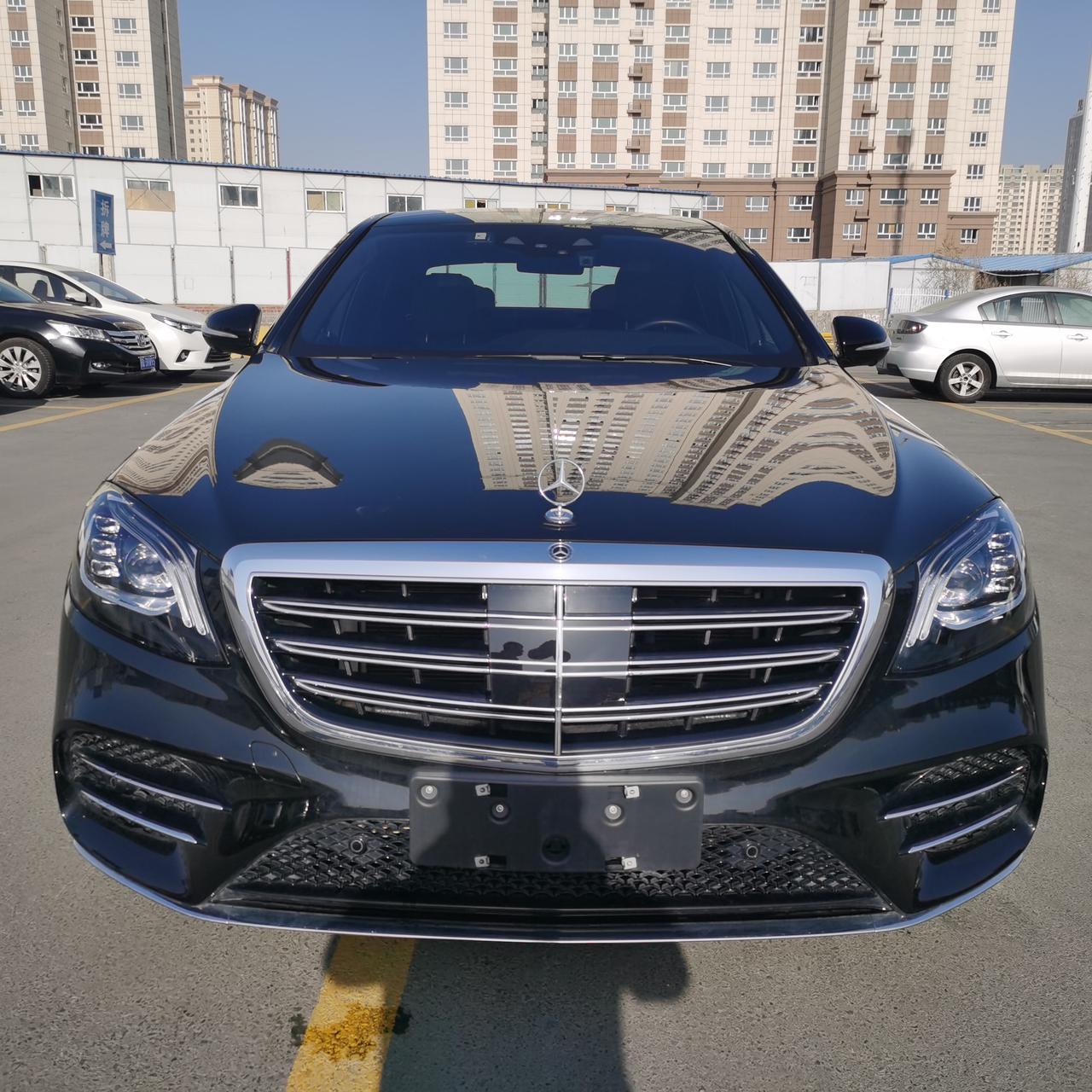 2021年奔驰s450四驱臻藏版极品车况全车原版原漆贴车衣勾引勾引勾引