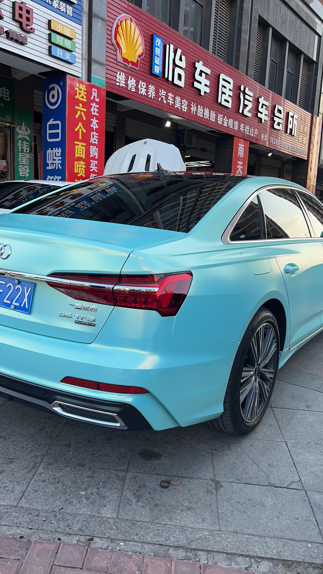 蒂芙尼蓝骚_奥迪a6l车友圈_blue离_懂车帝
