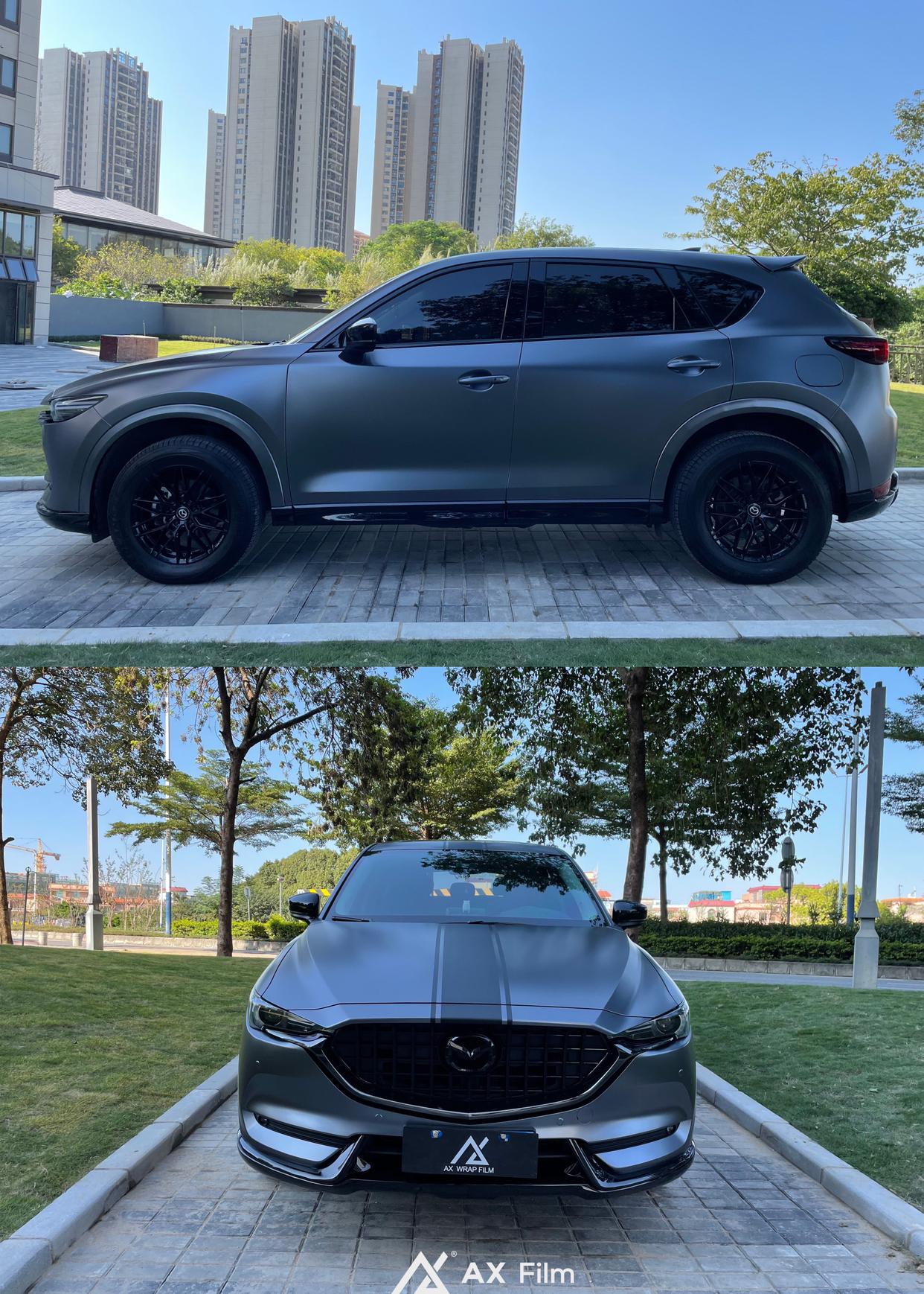 马自达cx5改色电光深空灰好看吗_马自达cx-5车友圈_懂车帝