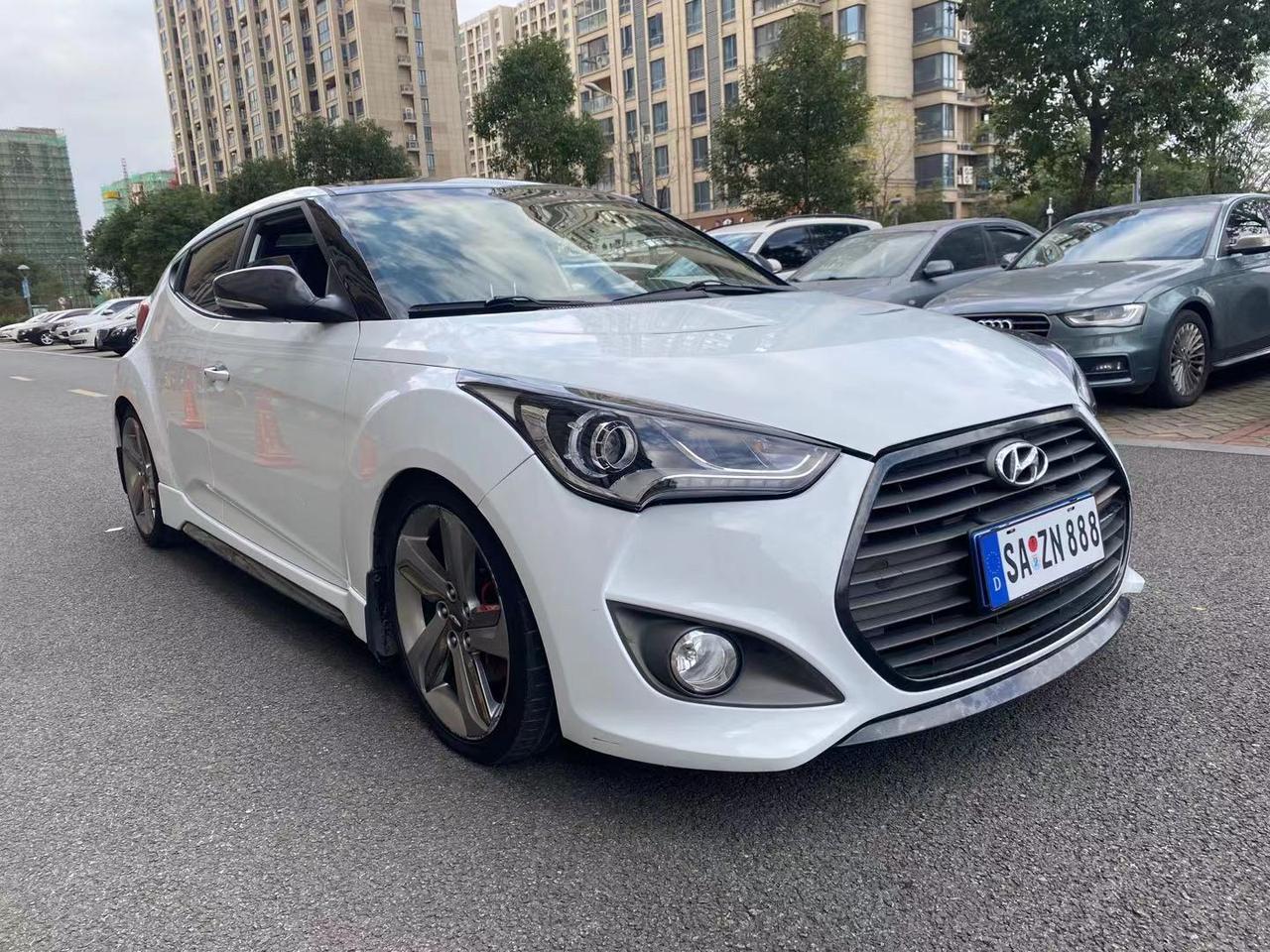 现代飞思,14年6月,6万公里,纯进口3门小跑车,车况原版