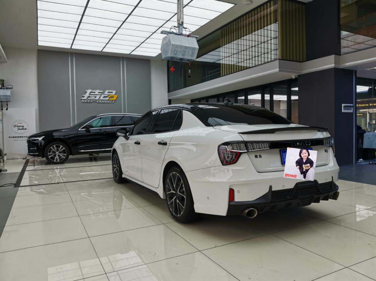 贴了个黑顶_领克03车友圈_晨小呆_懂车帝