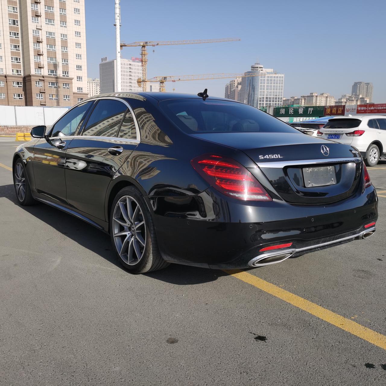 2021年奔驰s450四驱臻藏版极品车况全车原版原漆贴车衣勾引勾引勾引