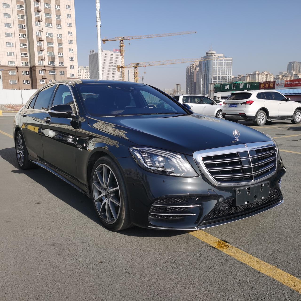 2021年奔驰s450四驱臻藏版极品车况全车原版原漆贴车衣勾引勾引勾引