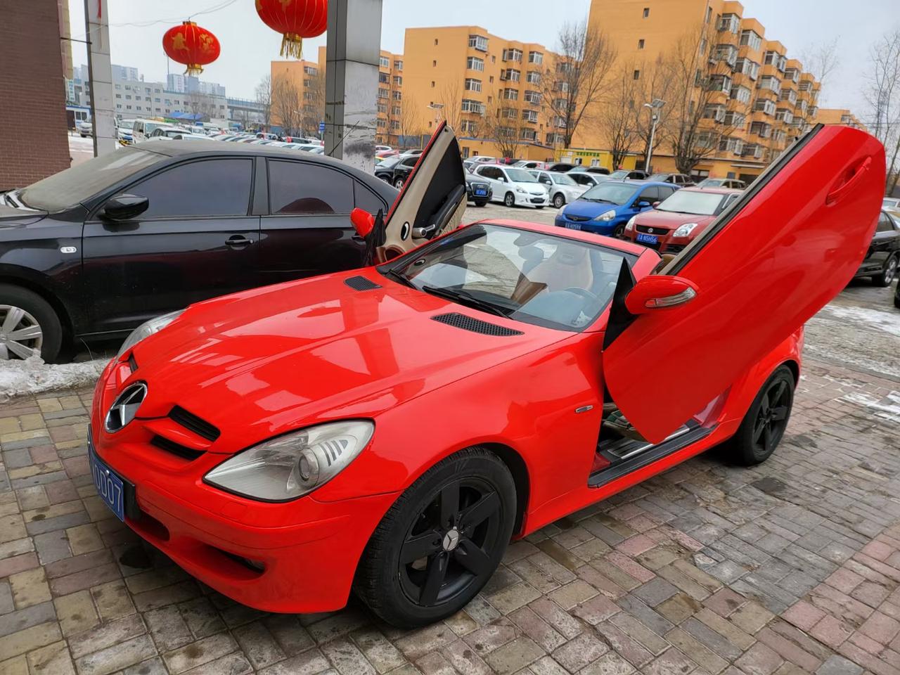 07奔驰敞篷剪刀门slk批发69