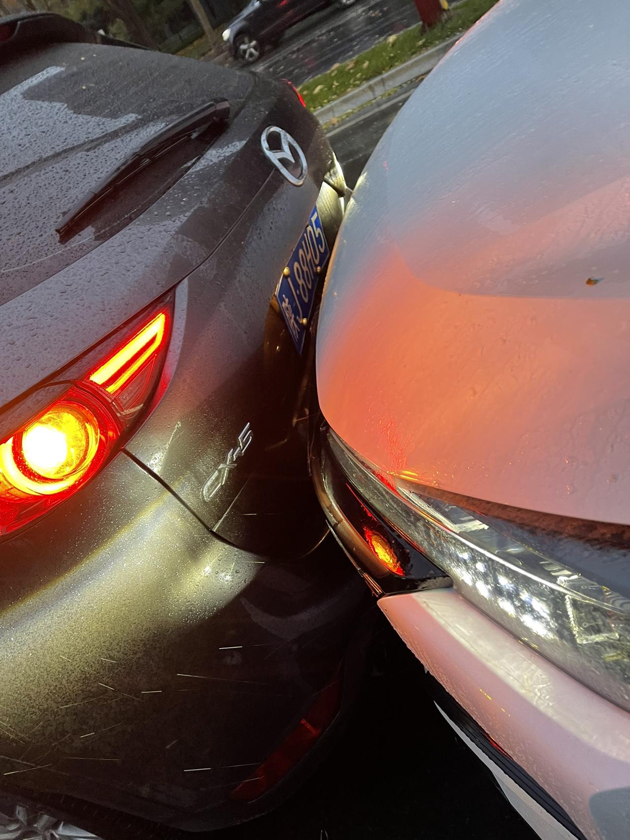 准新车变事故车_长安cs55 plus车友圈_雨季_懂车帝
